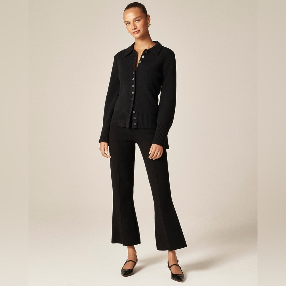 J Crew New Delaney kickout sweater pant CN741